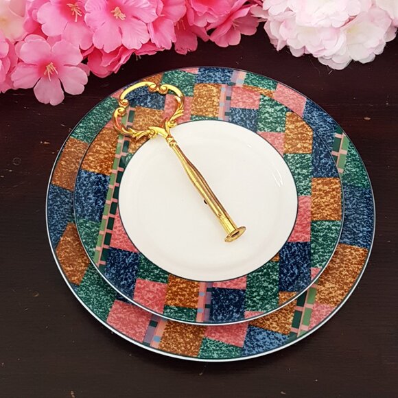 Handmade 2 Tier Cake Stand Dessert Jewelry Trinket Tray Tea Party Decor Gift - Picture 3 of 5